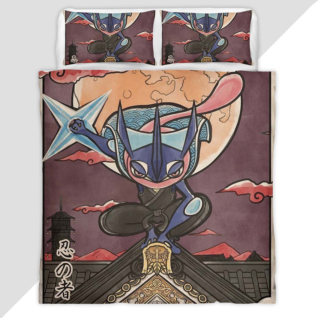 Greninja Pokemon 2 Duvet Cover - Pokemon Bedding Set