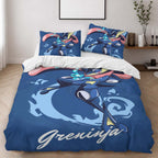 Greninja Pokemon 3 Duvet Cover - Pokemon Bedding Set 2