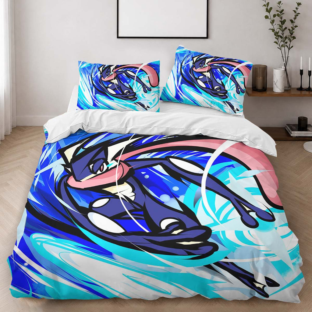 Greninja Pokemon 5 Duvet Cover - Pokemon Bedding Set 2