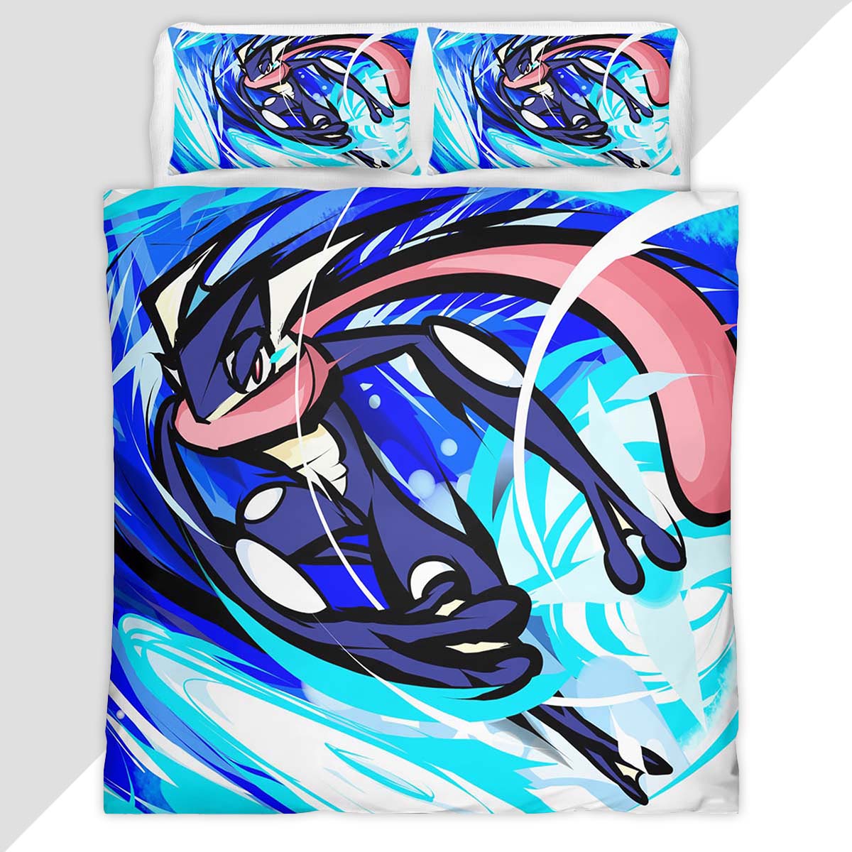 Greninja Pokemon 5 Duvet Cover - Pokemon Bedding Set