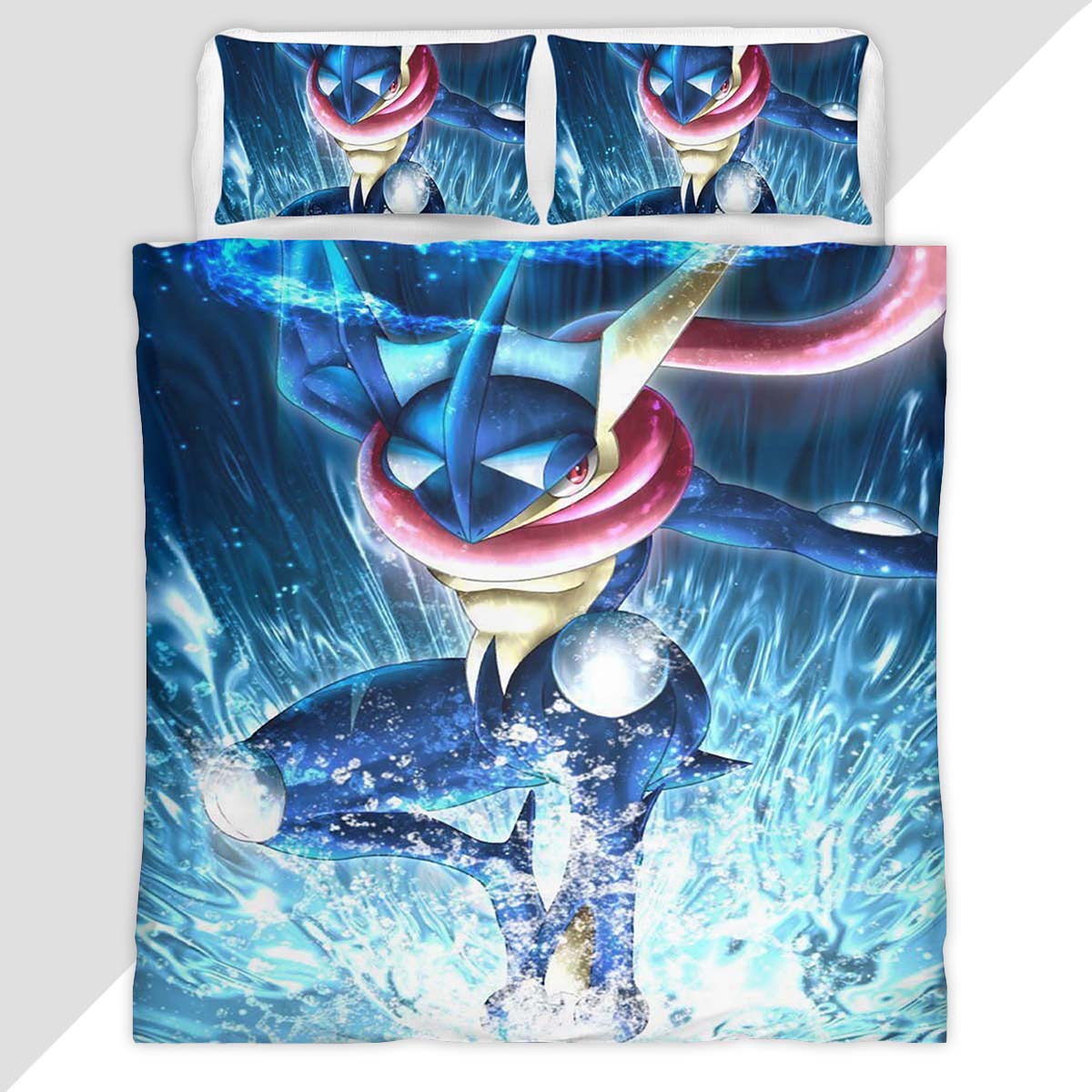 Greninja Pokemon 6 Duvet Cover - Pokemon Bedding Set