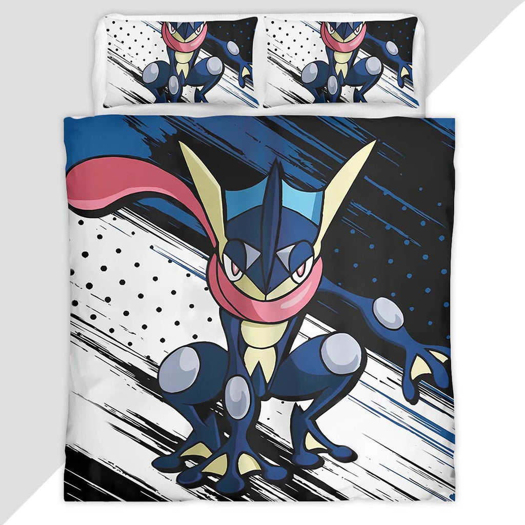 Greninja Pokemon Duvet Cover - Pokemon Bedding Set
