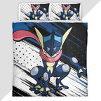 Greninja Pokemon Duvet Cover - Pokemon Bedding Set