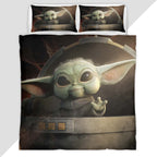 Grogu Star Wars Baby Yoda The Mandalorian Duvet Cover - Star Wars Bedding Set
