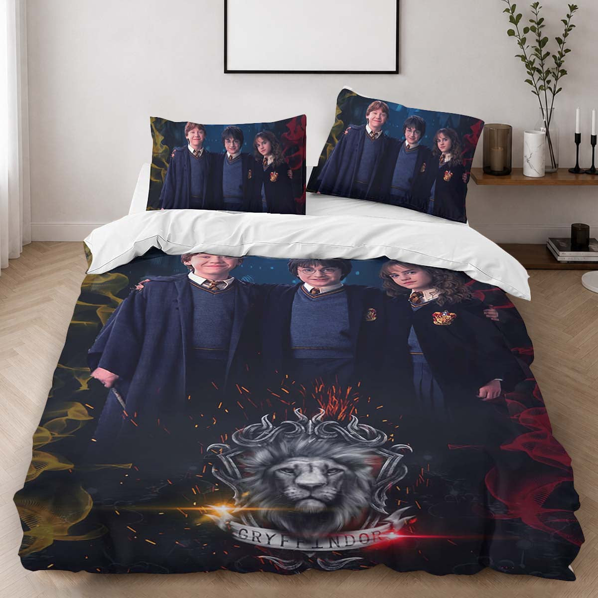 Gryffindor Harry Potter Characteres Duvet Cover - Harry Potter Bedding Set 2