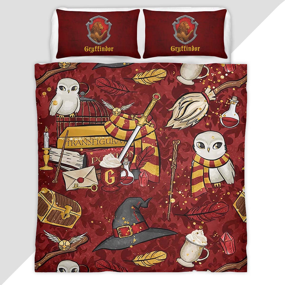Gryffindor House Harry Potter 15 Duvet Cover - Harry Potter Bedding Set