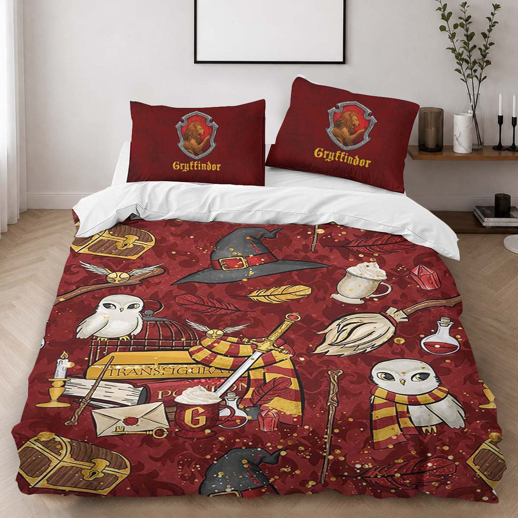 Gryffindor House Harry Potter 15 Duvet Cover - Harry Potter Bedding Set 2