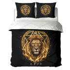 Leo Royal Golden Lion Duvet Cover Bedding Set