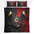 Pokemon Duvet Cover Set with Shiny Umbreon Dark Aura