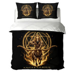 Sagittarius Cosmic Golden Archer Duvet Cover Bedding Set